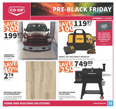 Co-op (West) Home Centre Flyer November 17 to 23