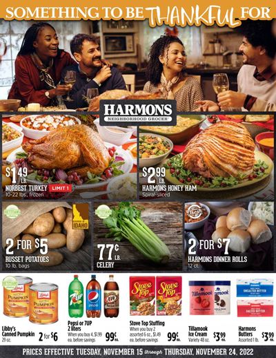 Harmons (UT) Weekly Ad Flyer Specials November 15 to November 24, 2022