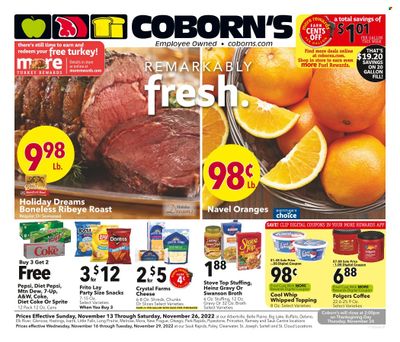 Coborn's (MN, SD) Weekly Ad Flyer Specials November 13 to November 26, 2022