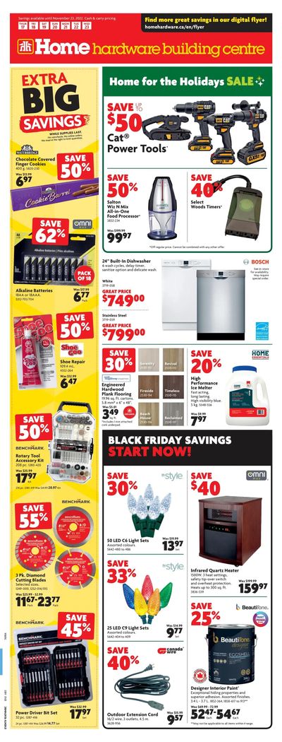 Home Hardware Building Centre (BC) Flyer November 17 to 23