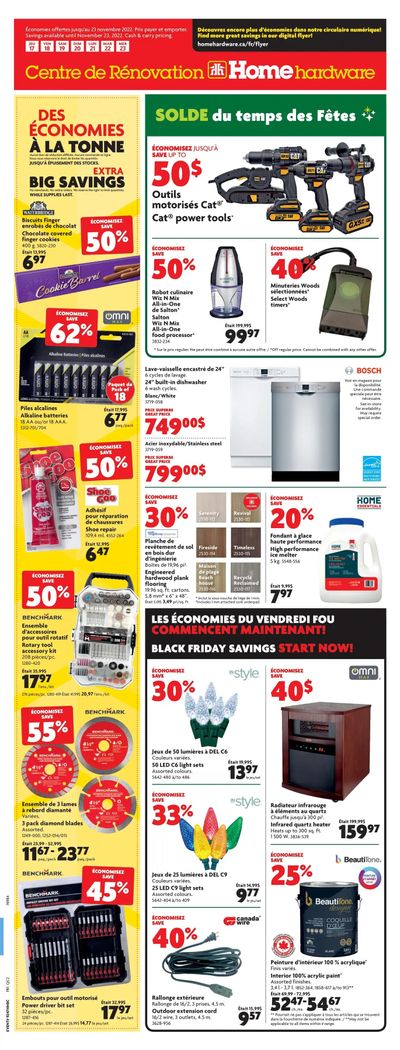 Home Hardware Building Centre (QC) Flyer November 17 to 23 Home Hardware Building Centre (QC) Flyer November 17 to 23