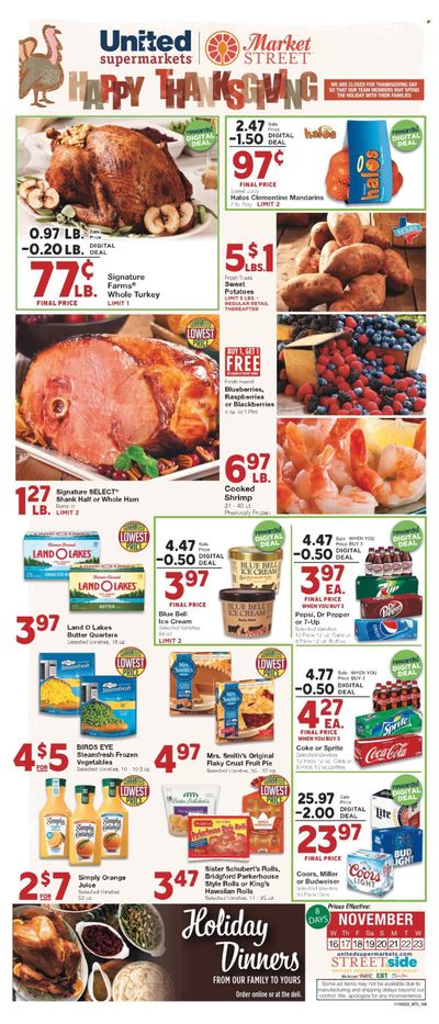 United Supermarkets (TX) Weekly Ad Flyer Specials November 16 to November 23, 2022