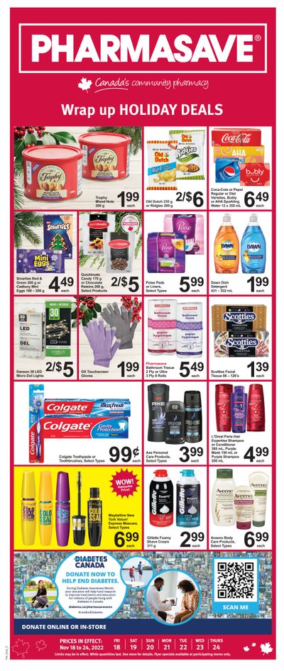 Pharmasave (ON) Flyer November 18 to 24