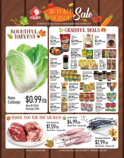 Seafood City Supermarket (ON) Flyer November 17 to 23