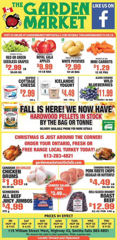 The Garden Market Flyer November 18 to 24