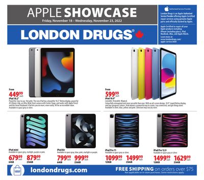 London Drugs Apple Showcase Flyer November 18 to 23
