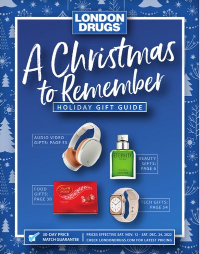 London Drugs Holiday Gift Guide November 12 to December 24