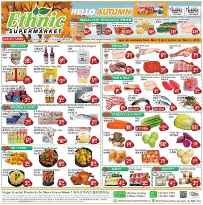 Ethnic Supermarket (Guelph) Flyer November 18 to 24