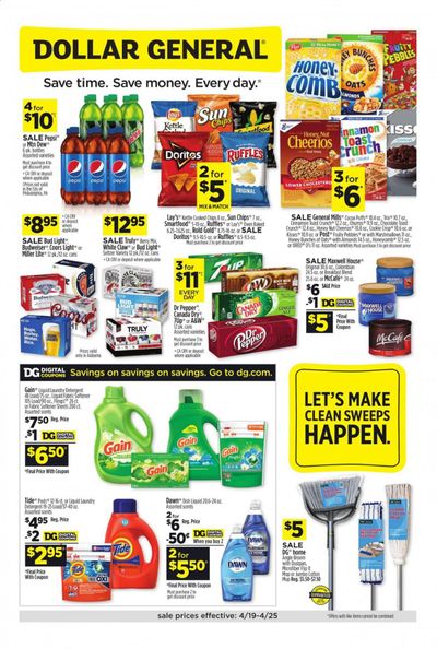 Dollar General Weekly Ad & Flyer April 19 to 25