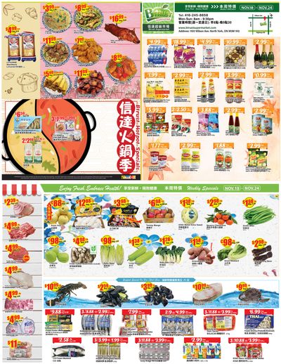 Btrust Supermarket (North York) Flyer November 18 to 24