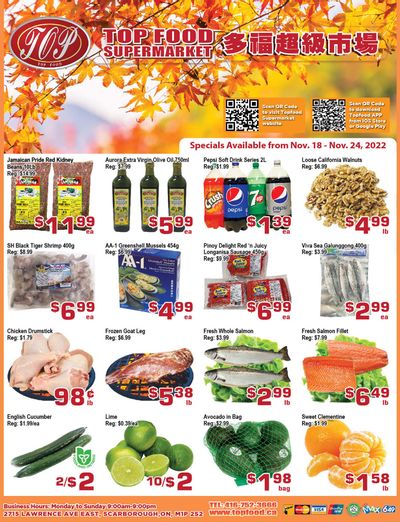 Top Food Supermarket Flyer November 18 to 24