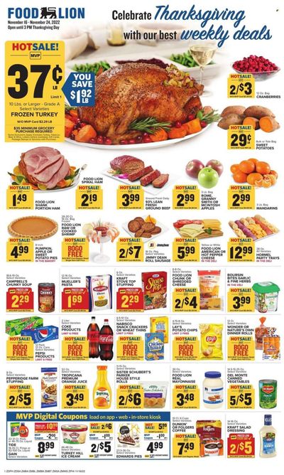 Food Lion (MD) Weekly Ad Flyer Specials November 16 to November 24, 2022