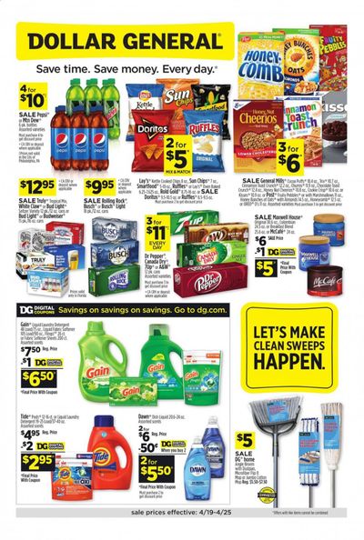 Dollar General Weekly Ad & Flyer April 19 to 25