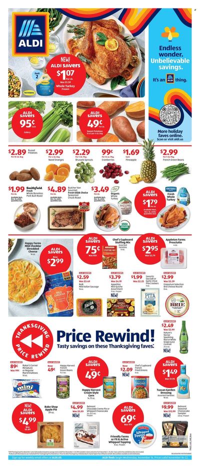 ALDI Weekly Ad Flyer Specials November 16 to November 22, 2022