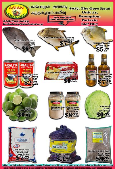 Asian Cash & Carry Flyer November 18 to 24