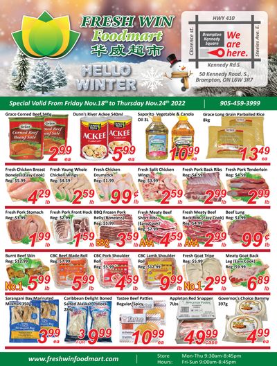 Fresh Win Foodmart Flyer November 18 to 24