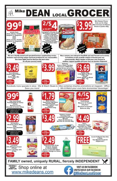 Mike Dean Local Grocer Flyer November 18 to 24