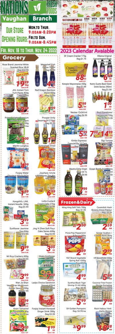 Nations Fresh Foods (Vaughan) Flyer November 18 to 24