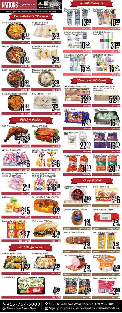 Nations Fresh Foods (Toronto) Flyer November 18 to 24