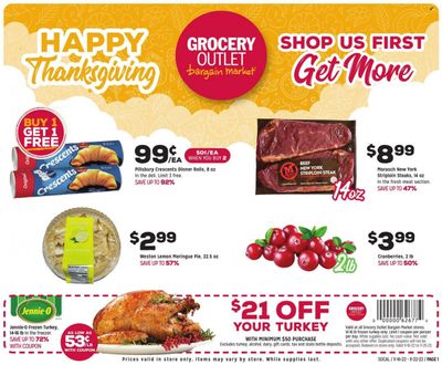 Grocery Outlet (CA, ID, OR, PA, WA) Weekly Ad Flyer Specials November 16 to November 23, 2022