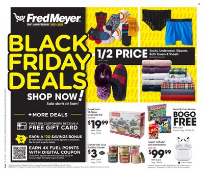 Fred Meyer Weekly Ad Flyer Specials November 25 to November 25, 2022