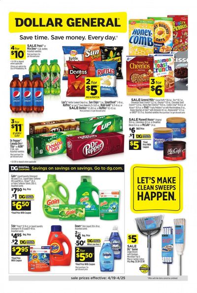 Dollar General Weekly Ad & Flyer April 19 to 25