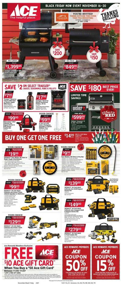 ACE Hardware Weekly Ad Flyer Specials November 16 to November 30, 2022