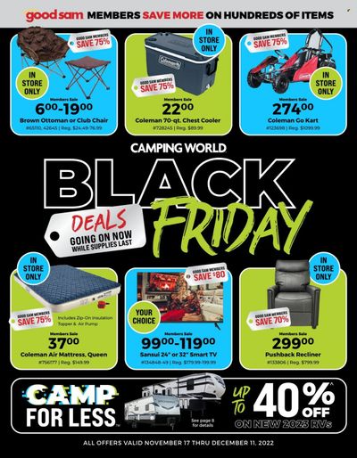 Camping World Weekly Ad Flyer Specials November 17 to December 11, 2022