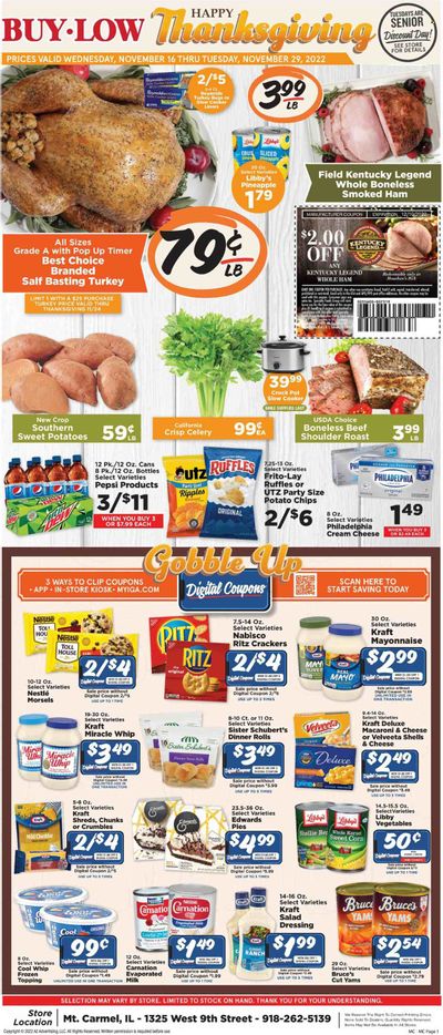 IGA (IL) Weekly Ad Flyer Specials November 16 to November 29, 2022