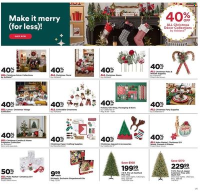 Michaels Weekly Ad Flyer Specials November 18 to November 22, 2022