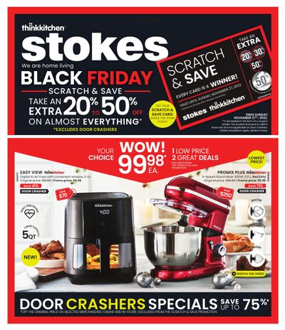 Stokes Black Friday Sale Flyer November 20 to 27, 2022