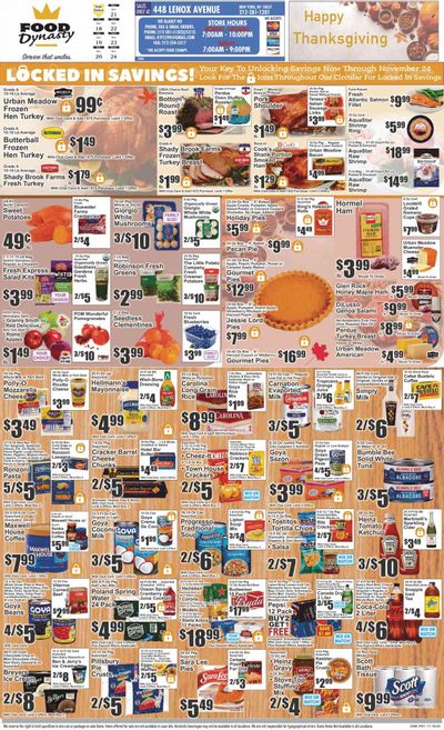Food Dynasty (NY) Weekly Ad Flyer Specials November 18 to November 24, 2022