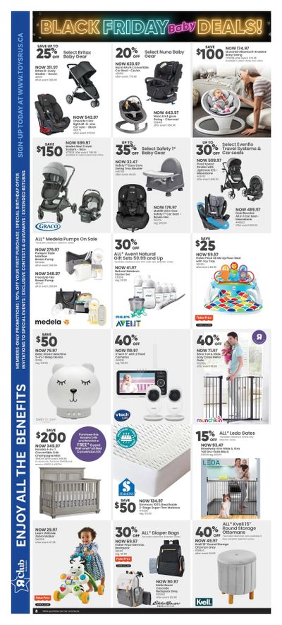 Babies R Us Black Friday Baby Deals Flyer November 24 to 30, 2022