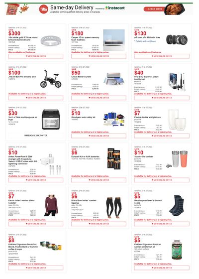 Costco Weekly Savings November 21 to 27