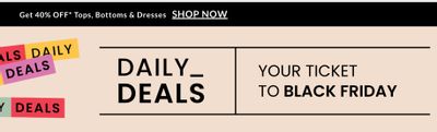 Penningtons Canada Pre Black Friday Sale: Save 40% OFF Tops, Bottoms & Dresses + Extra 50% OFF Sale Items