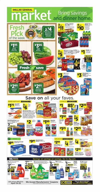 Dollar General Weekly Ad & Flyer April 19 to 25