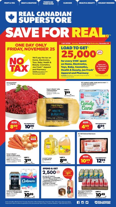 Real Canadian Superstore (ON) Flyer November 24 to 30
