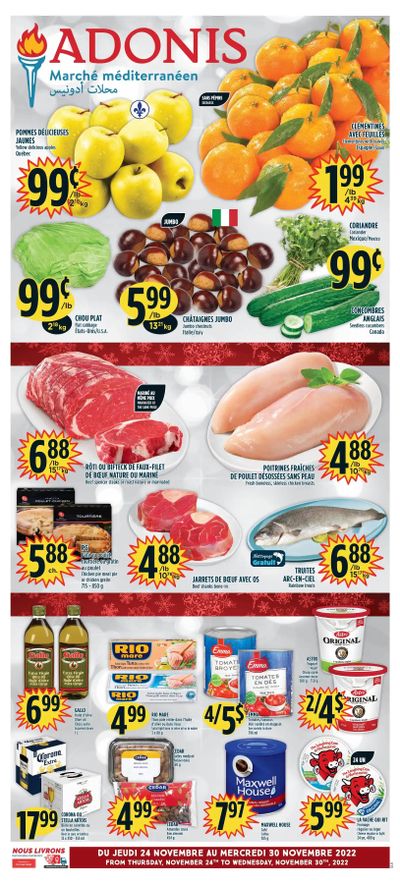 Marche Adonis (QC) Flyer November 24 to 30
