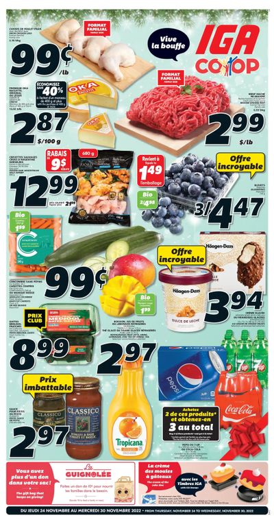 IGA (NB) Flyer November 24 to 30