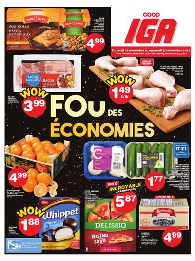 Coop IGA Flyer November 24 to 30