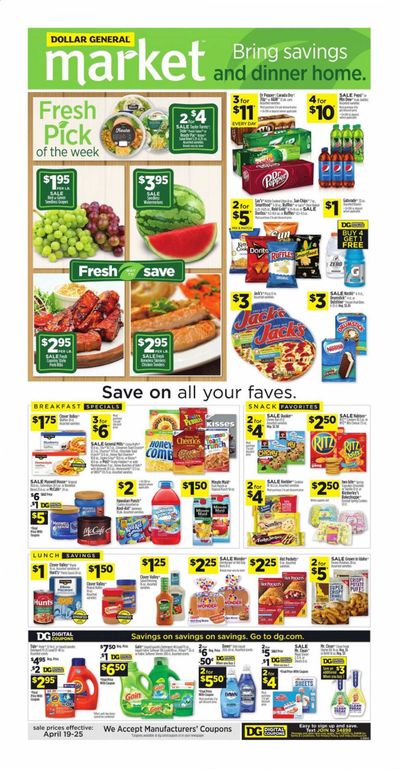 Dollar General Weekly Ad & Flyer April 19 to 25