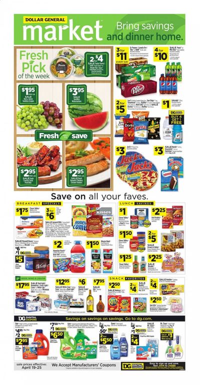 Dollar General Weekly Ad & Flyer April 19 to 25