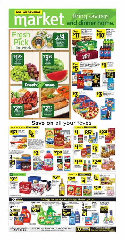 Dollar General Weekly Ad & Flyer April 19 to 25