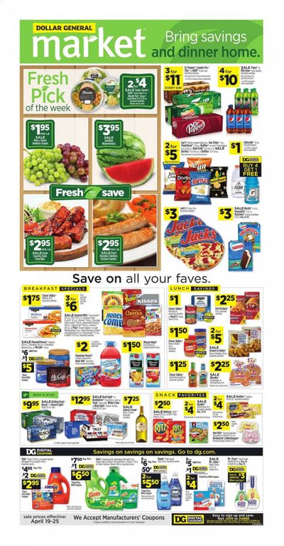 Dollar General Weekly Ad & Flyer April 19 to 25