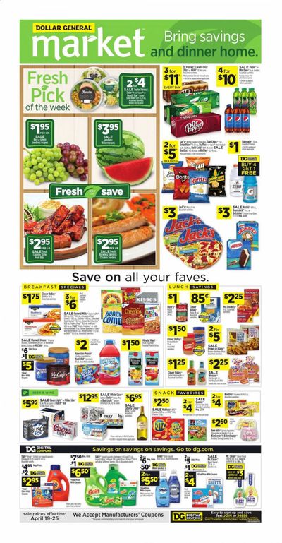 Dollar General Weekly Ad & Flyer April 19 to 25 Dollar General Weekly Ad & Flyer April 19 to 25