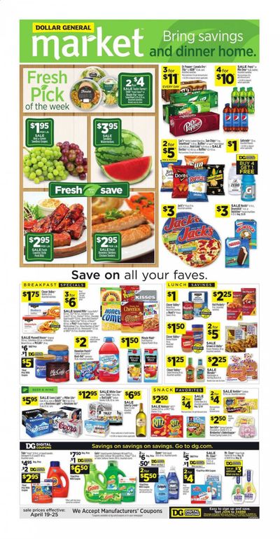 Dollar General Weekly Ad & Flyer April 19 to 25
