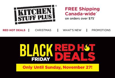 Kitchen Stuff Plus Black Friday Red Hot Deals 2022