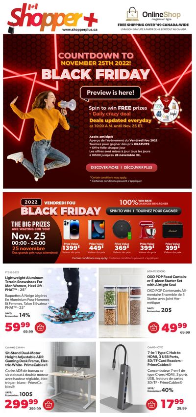 Shopper Plus Flyer November 22 to 29