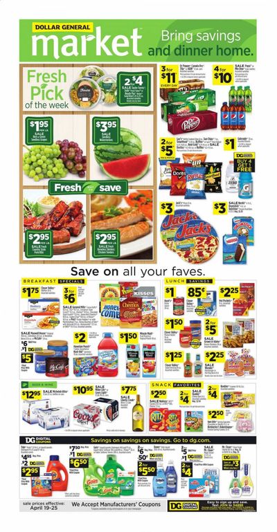 Dollar General Weekly Ad & Flyer April 19 to 25