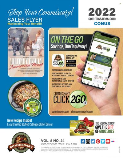Commissary Weekly Ad Flyer Specials November 21 to December 4, 2022